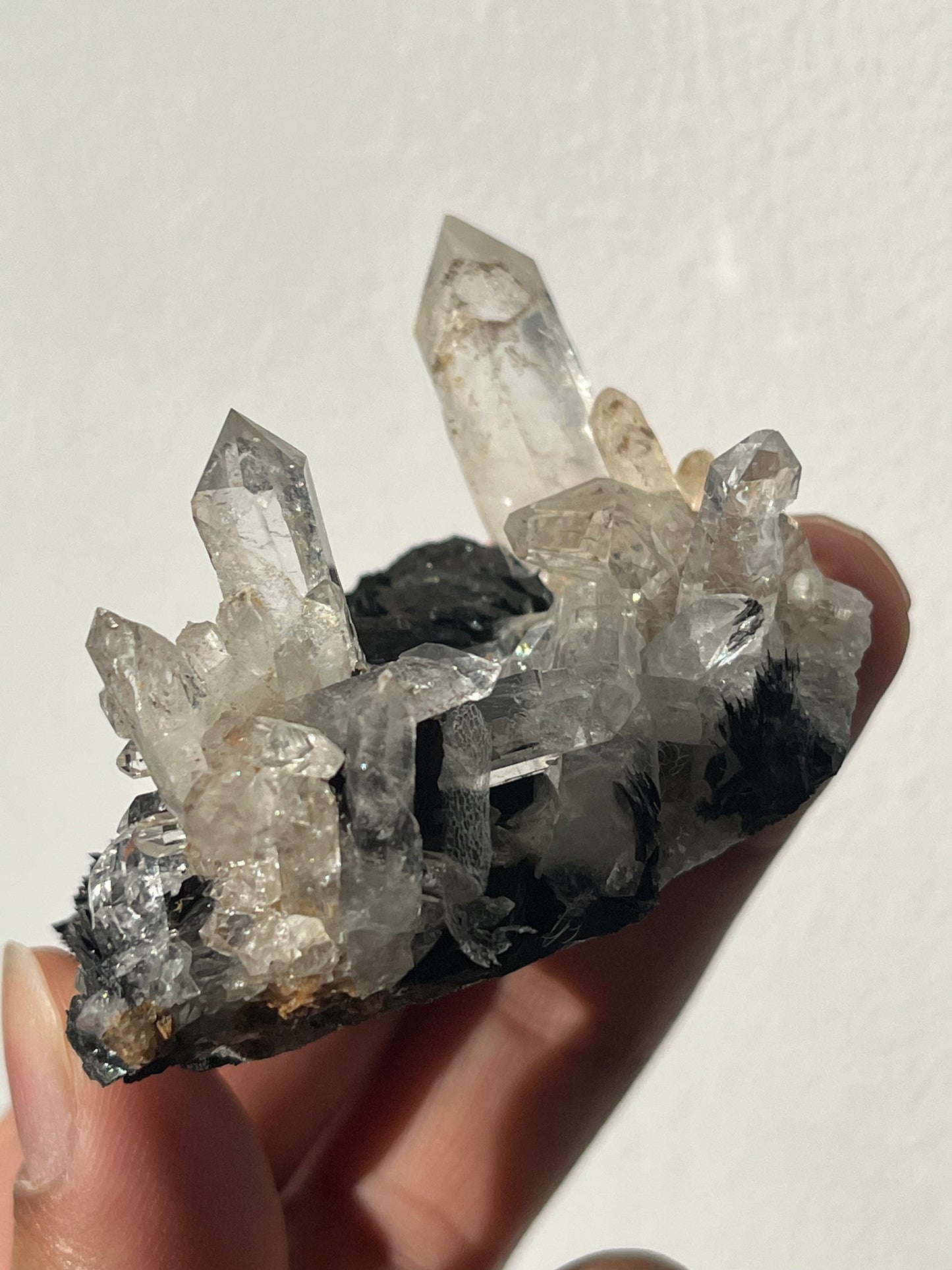 Specularite and Quartz Cluster G