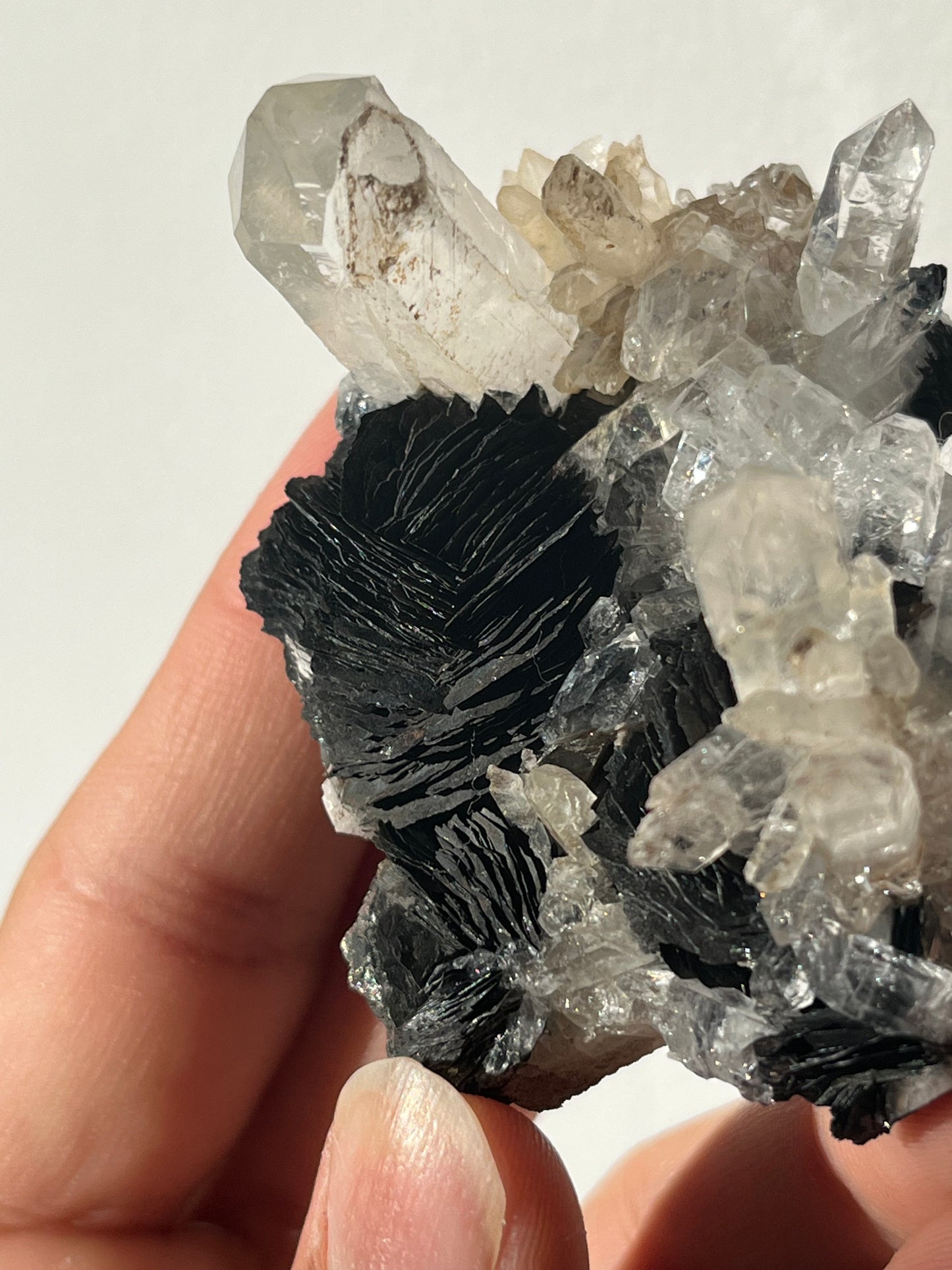 Specularite and Quartz Cluster G