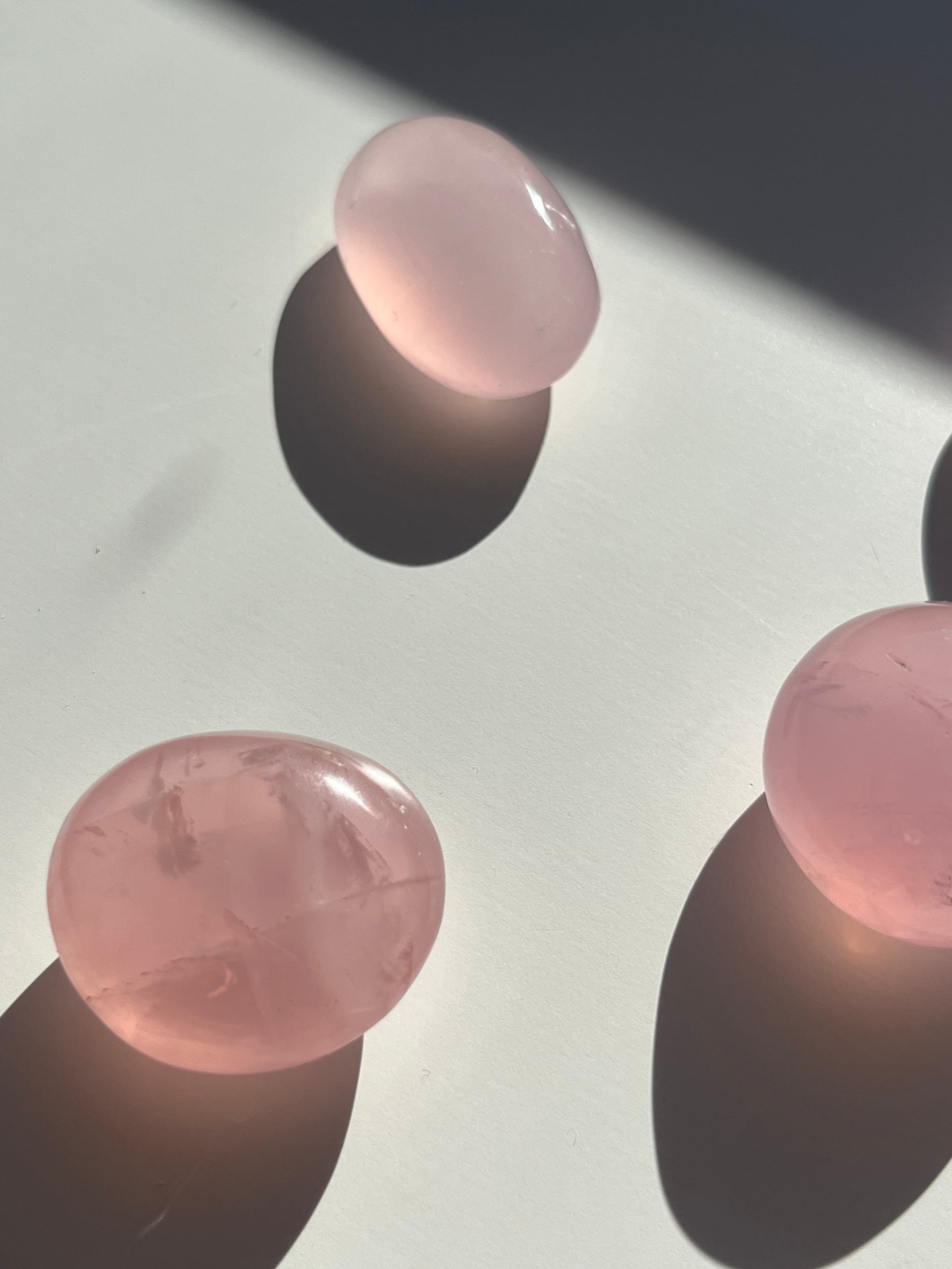 Gemmy Star Rose Quartz Tumbled Stone