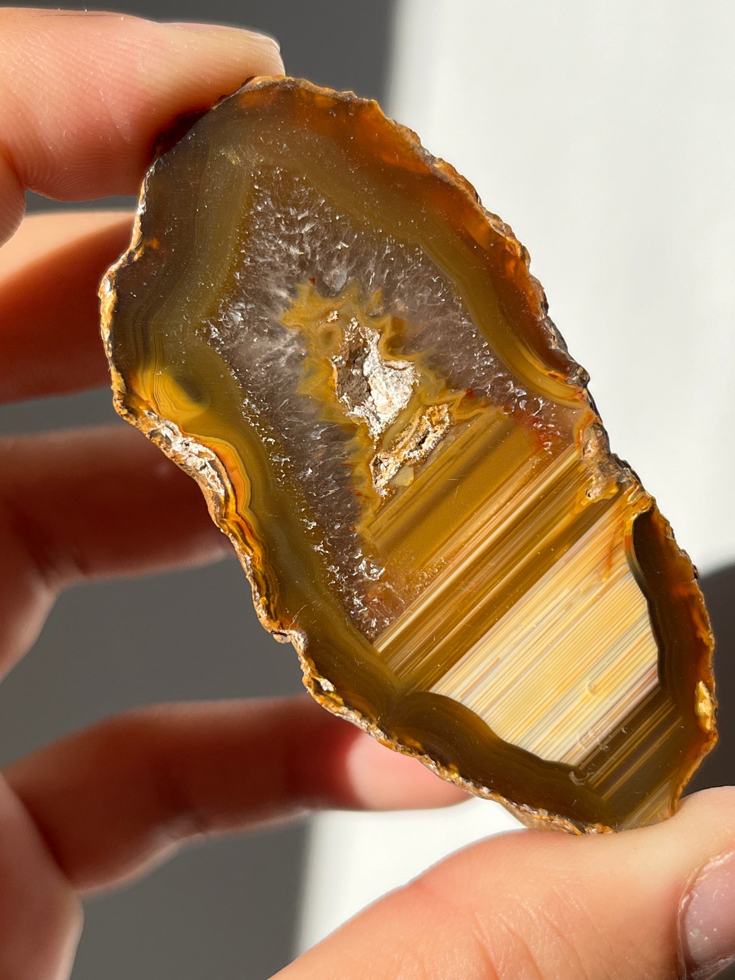 'Sacred Core' West Indonesian River Agate Pair T