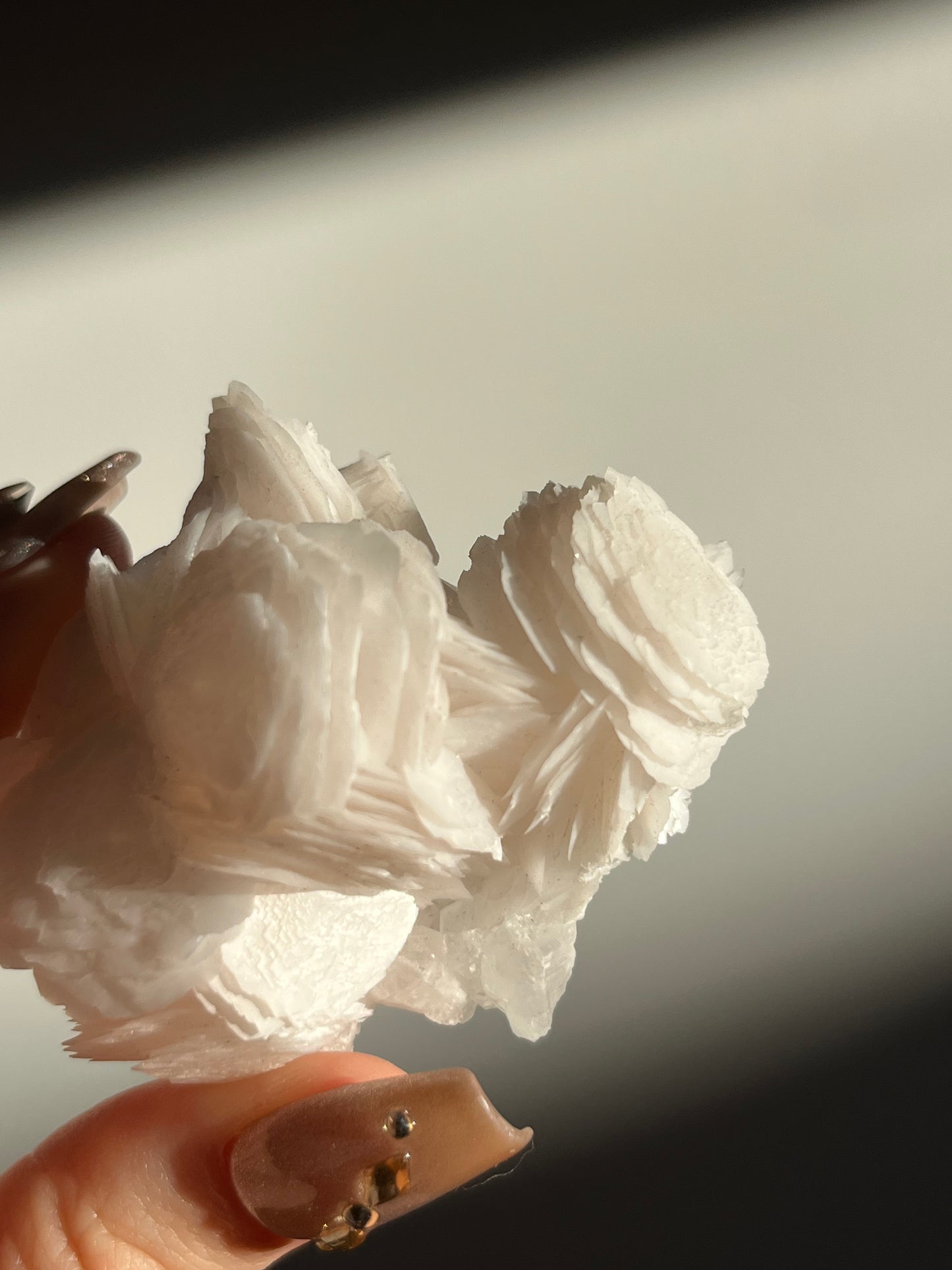 Yaogangxian Rose Calcite and Quartz Specimen