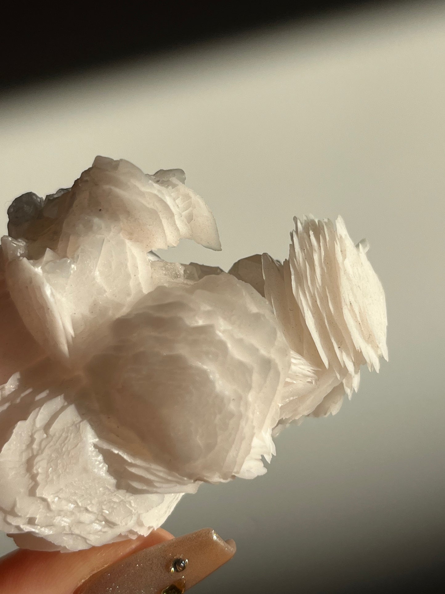 Yaogangxian Rose Calcite and Quartz Specimen