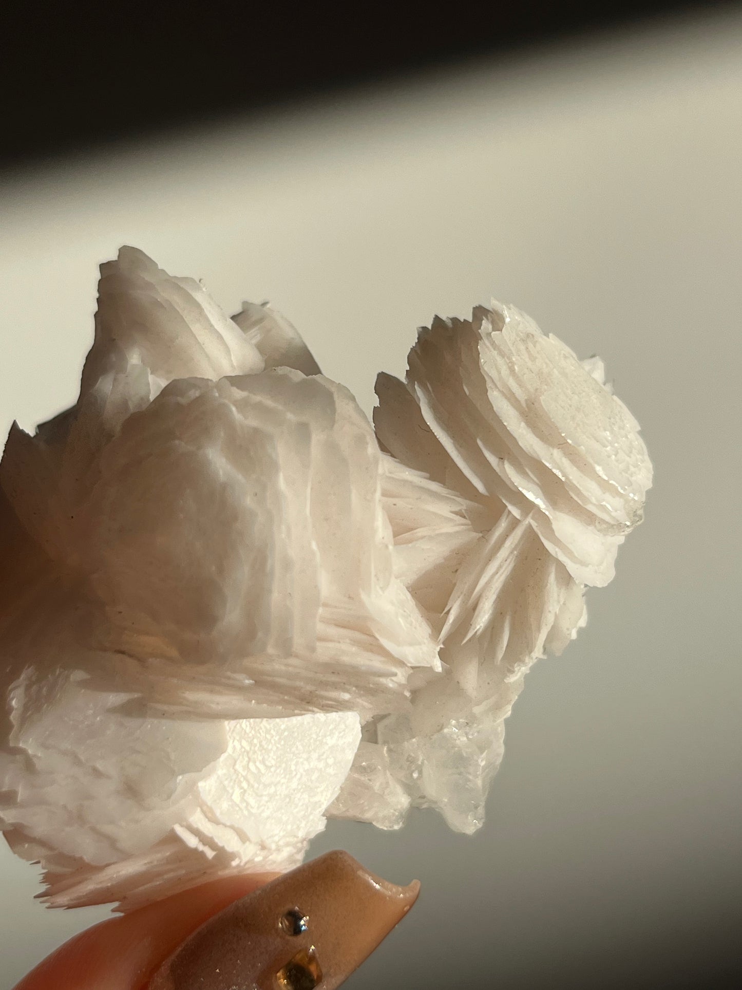 Yaogangxian Rose Calcite and Quartz Specimen