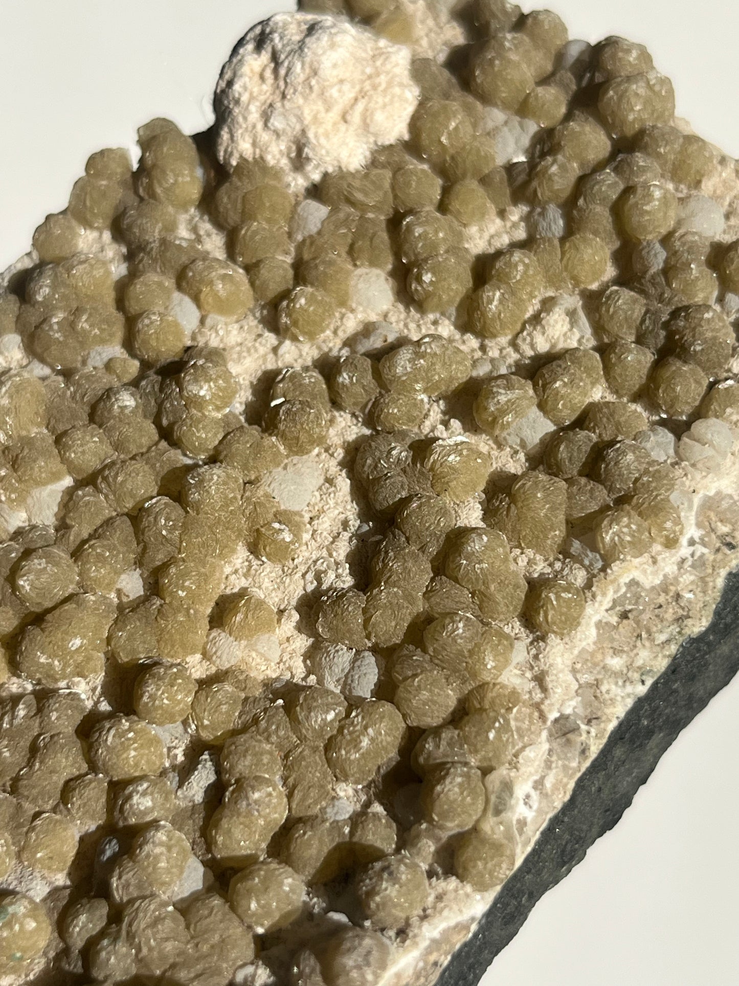 Yellow Gyrolite with Prehnite and Mordenite Specimen C