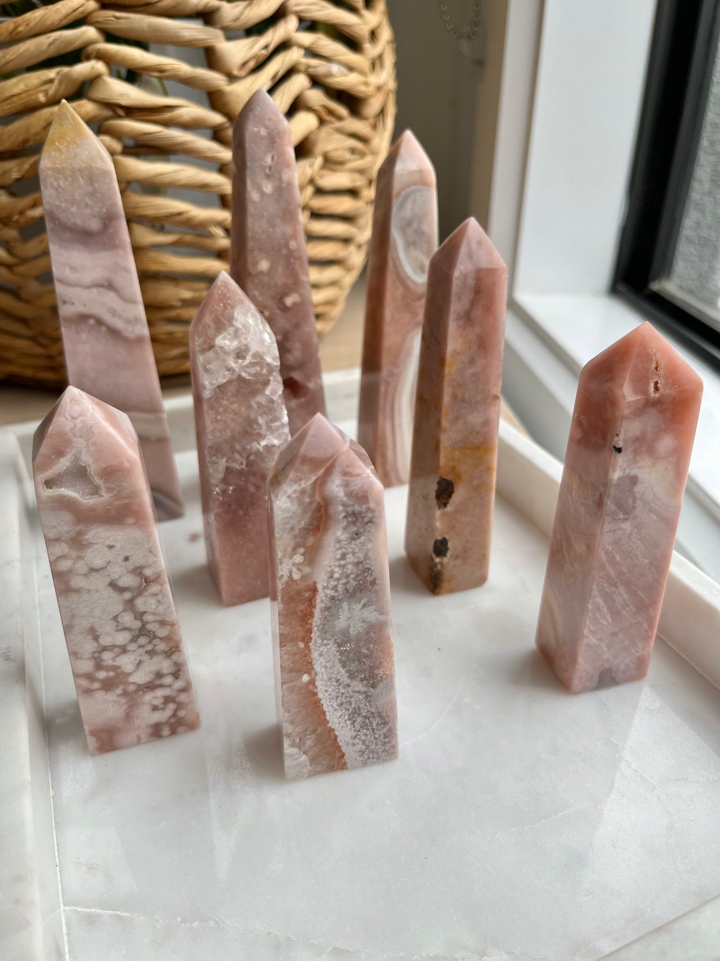 Mini Torre de Amatista Rosa (Elegida intuitivamente)