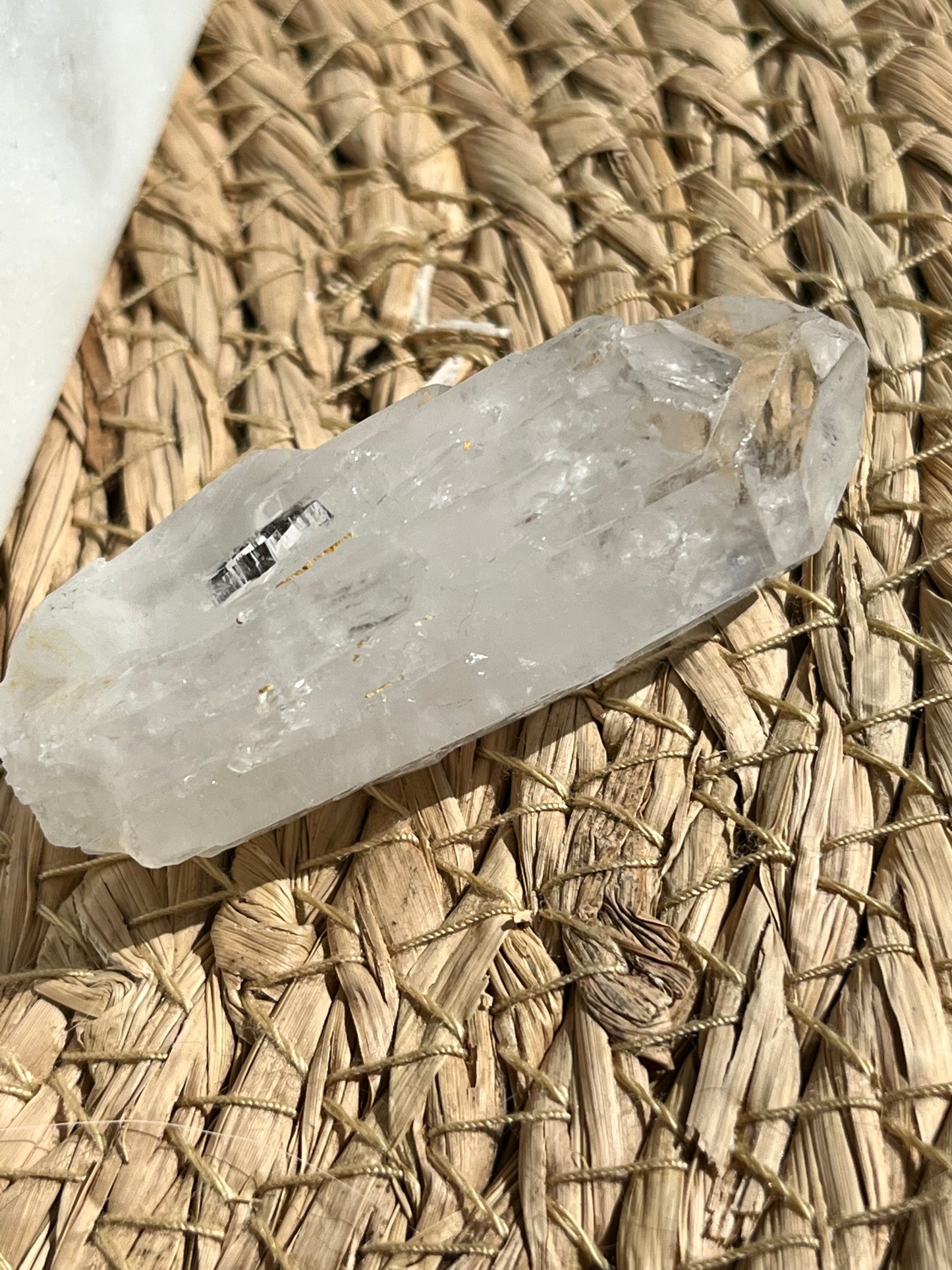 Natural Madagascan Quartz Raw Wand