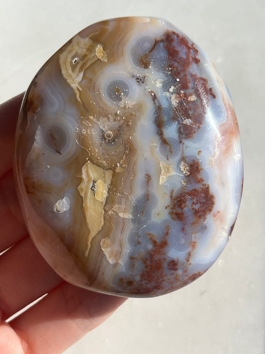 8th Vein Ocean Jasper Palmstone(一年级)#07(前袋树脂修复)