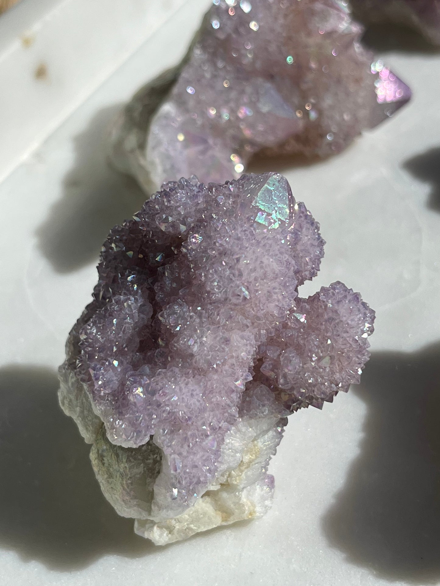 Aura Spirit Amethyst Cluster (elegido intuitivamente)