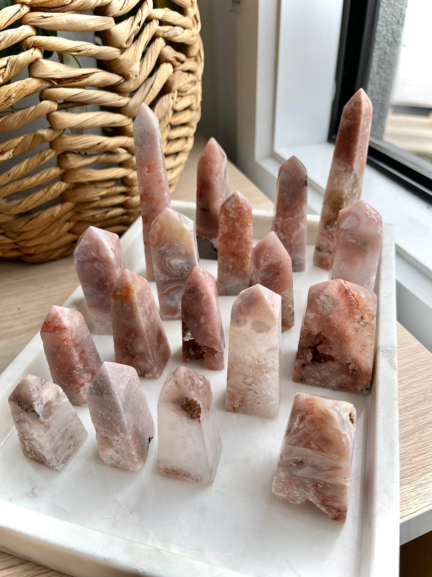 Mini Torre de Amatista Rosa (Elegida intuitivamente)