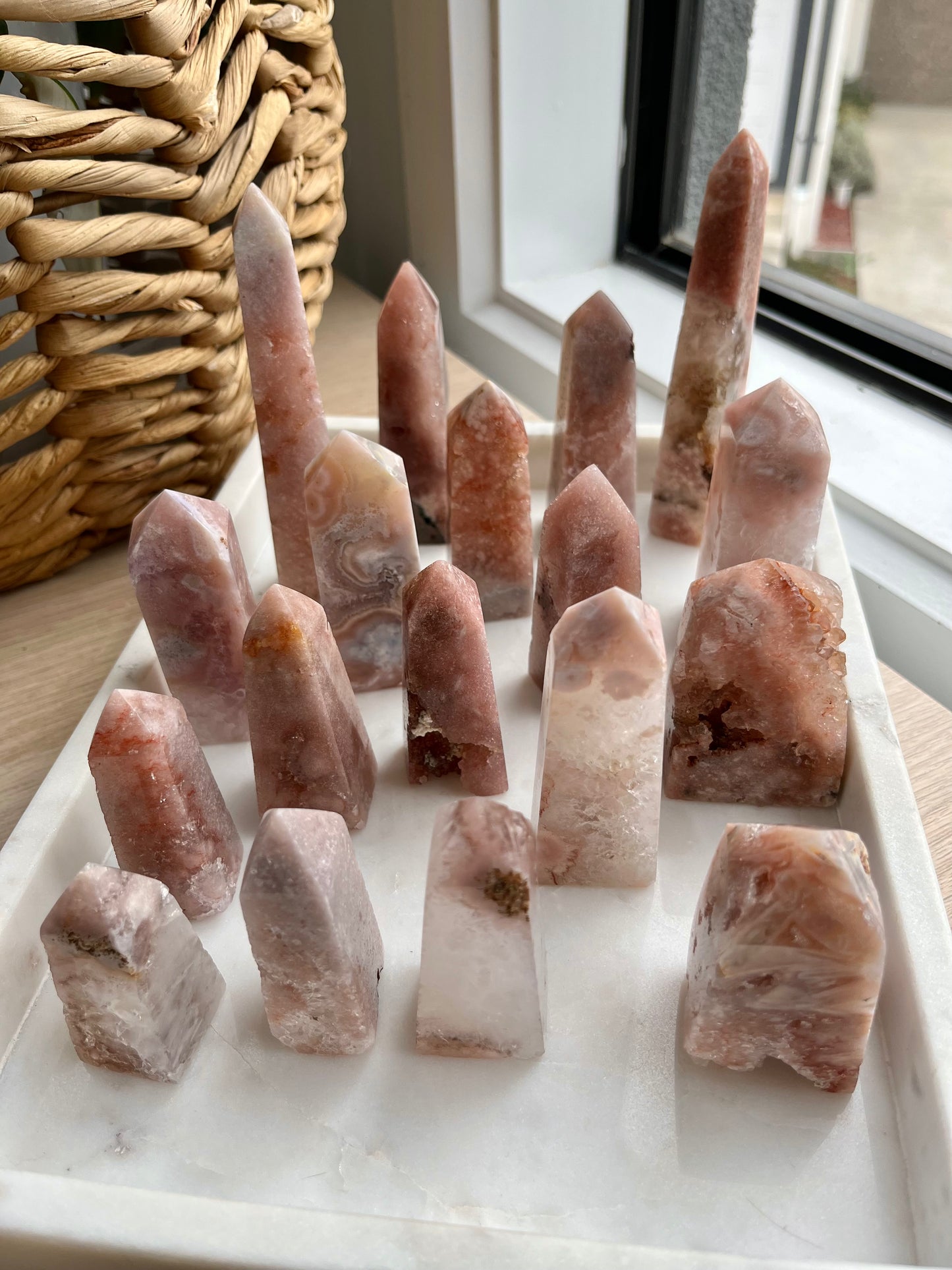 Mini Torre de Amatista Rosa (Elegida intuitivamente)