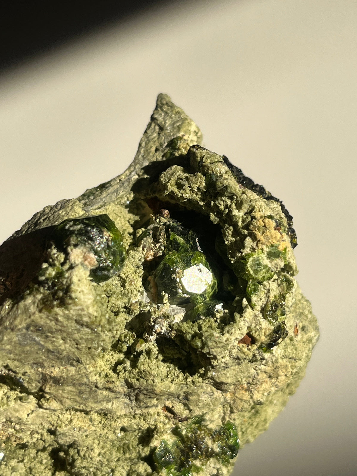 Demantoid Garnet Specimen