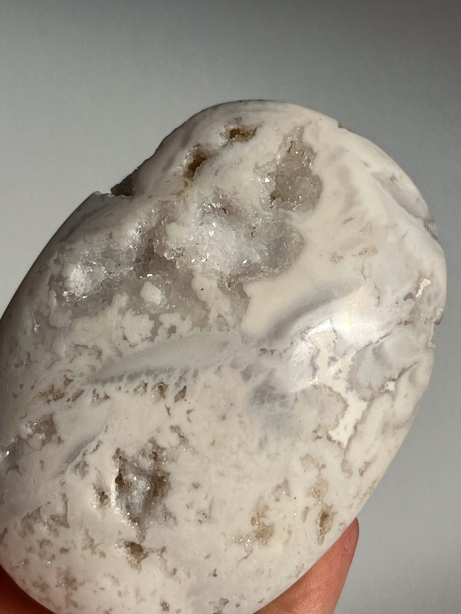 Snow Agate & Plume Agate