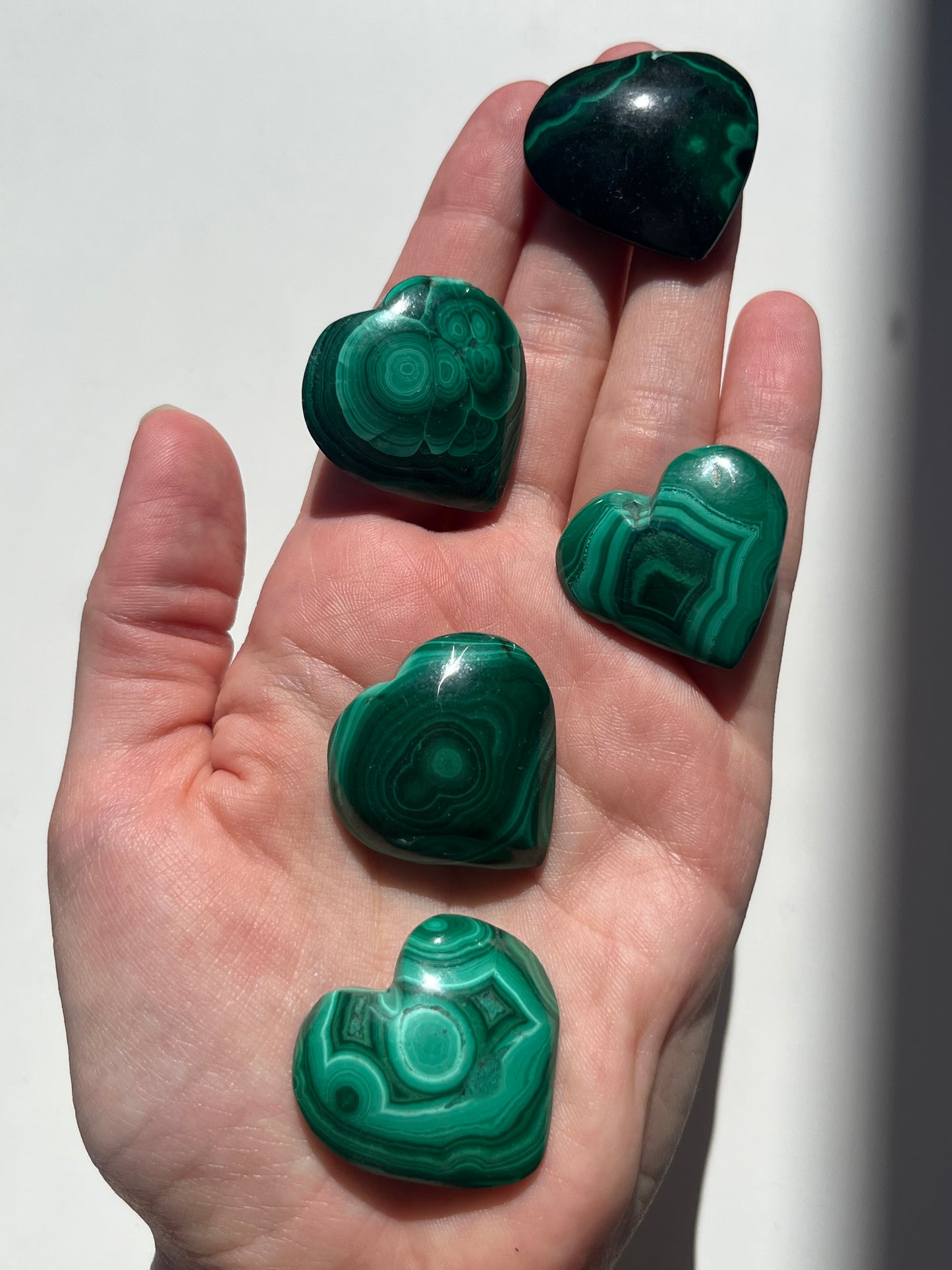 Malachite Heart Carving (Intuitively Chosen)