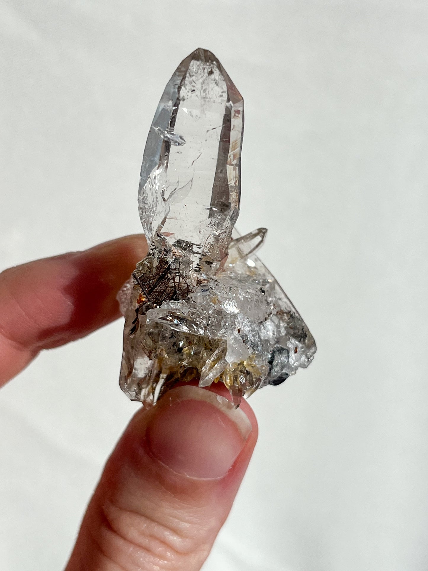 Water Clear Himalayan Quartz Cluster #11