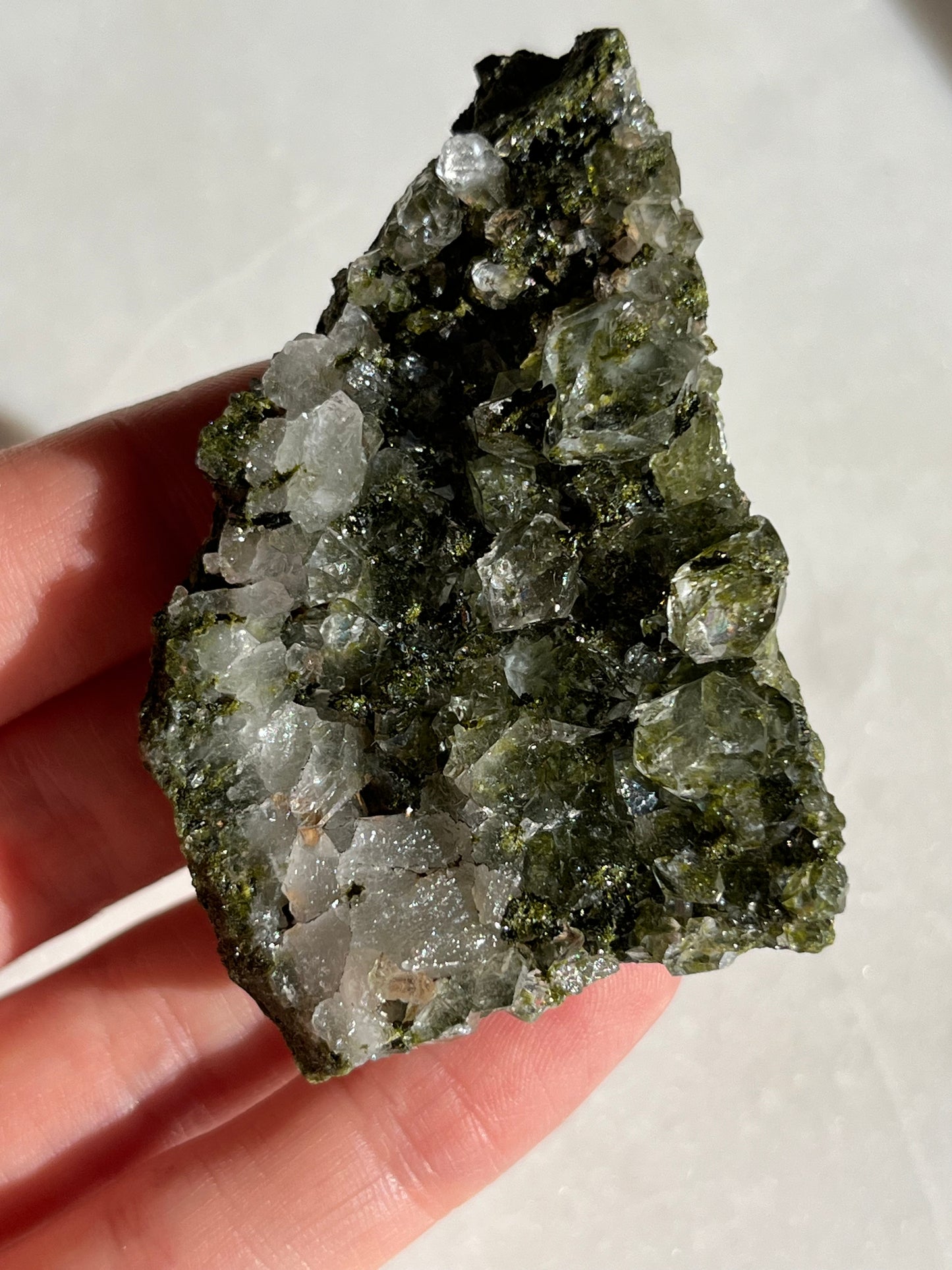 Epidote & Quartz Cluster (You Choose)