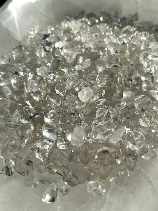 Clear Quartz Crystal Chips 100g