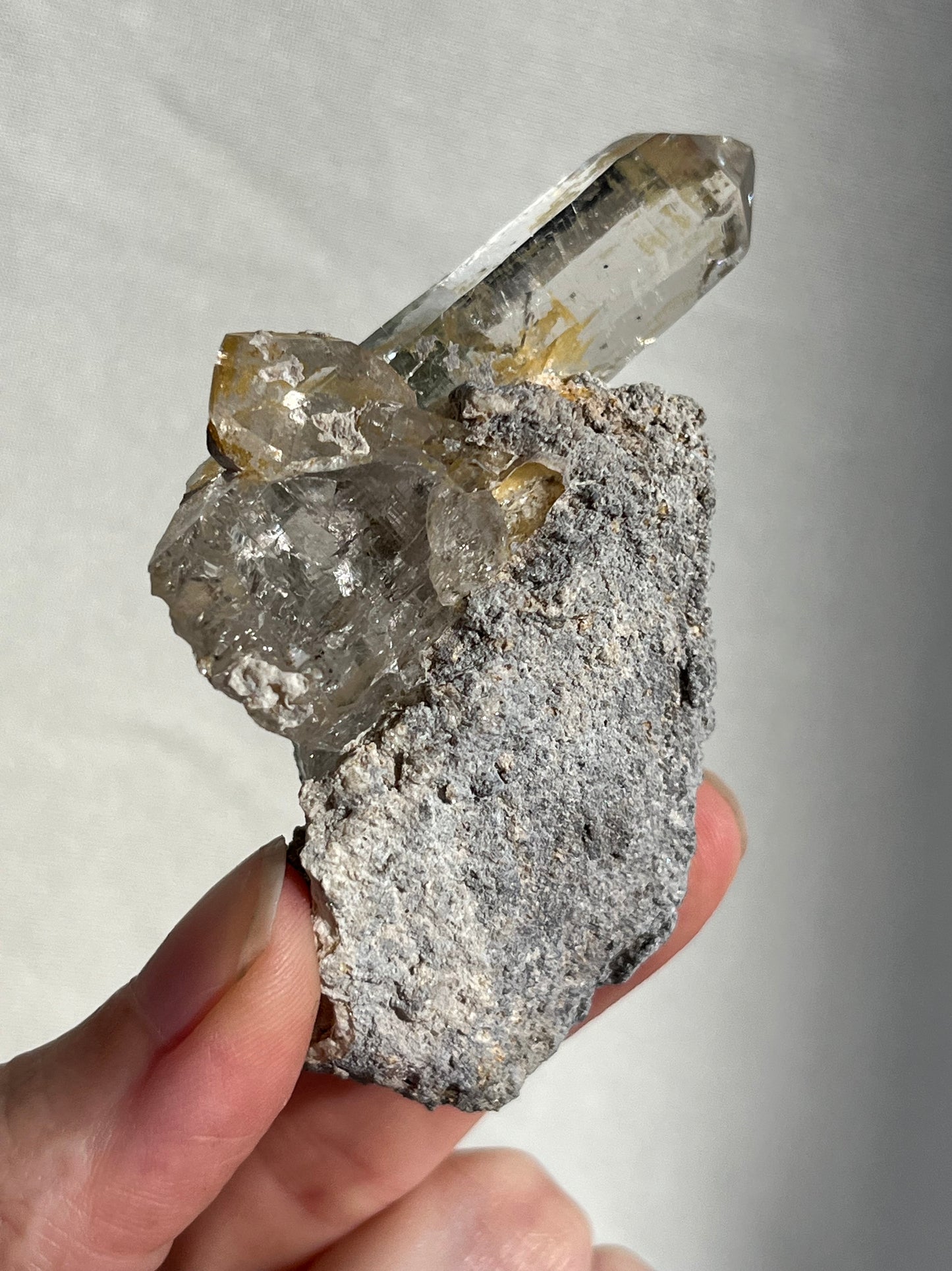 Chlorite Included Himalayan Quartz w/Muscovite #8