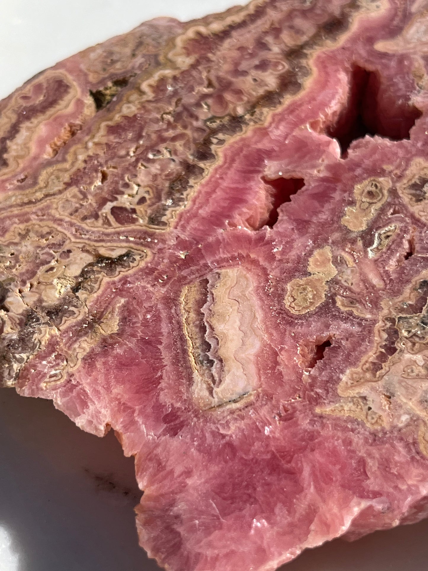 Large Rhodochrosite Slab