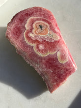 Load image into Gallery viewer, Gemmy Floral Pattern Rhodochrosite Freeform w/Pyrite Inclusions #15
