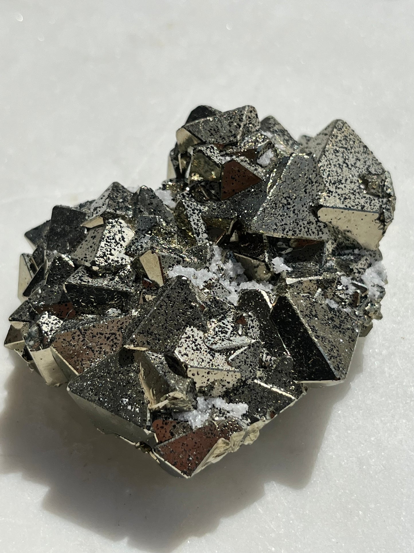 A Grade Octahedral Pyrite Cluster w/Quartz & Sphalerite #2