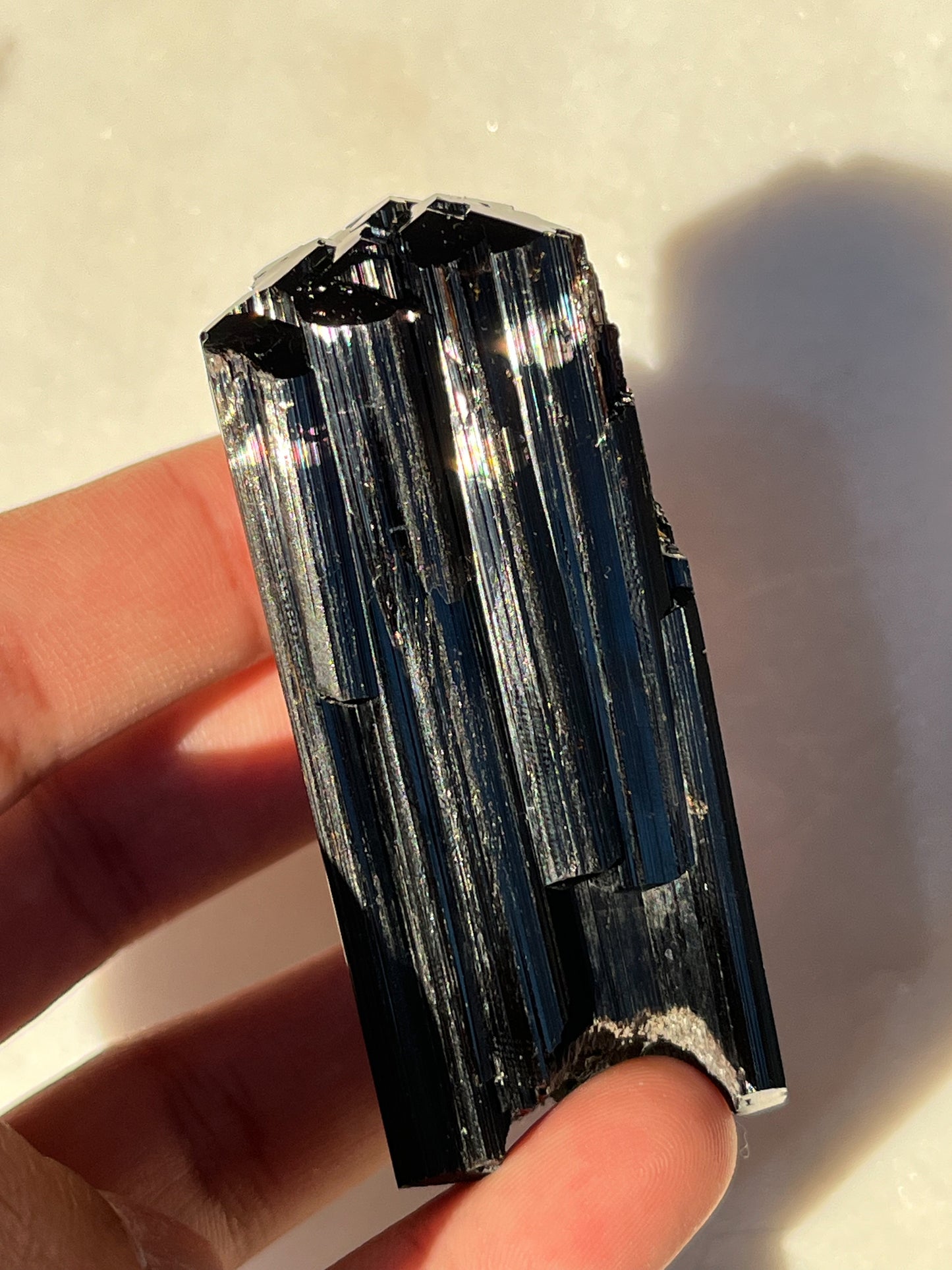 Skardu Schorl Black Tourmaline w/Muscovite Specimen #13