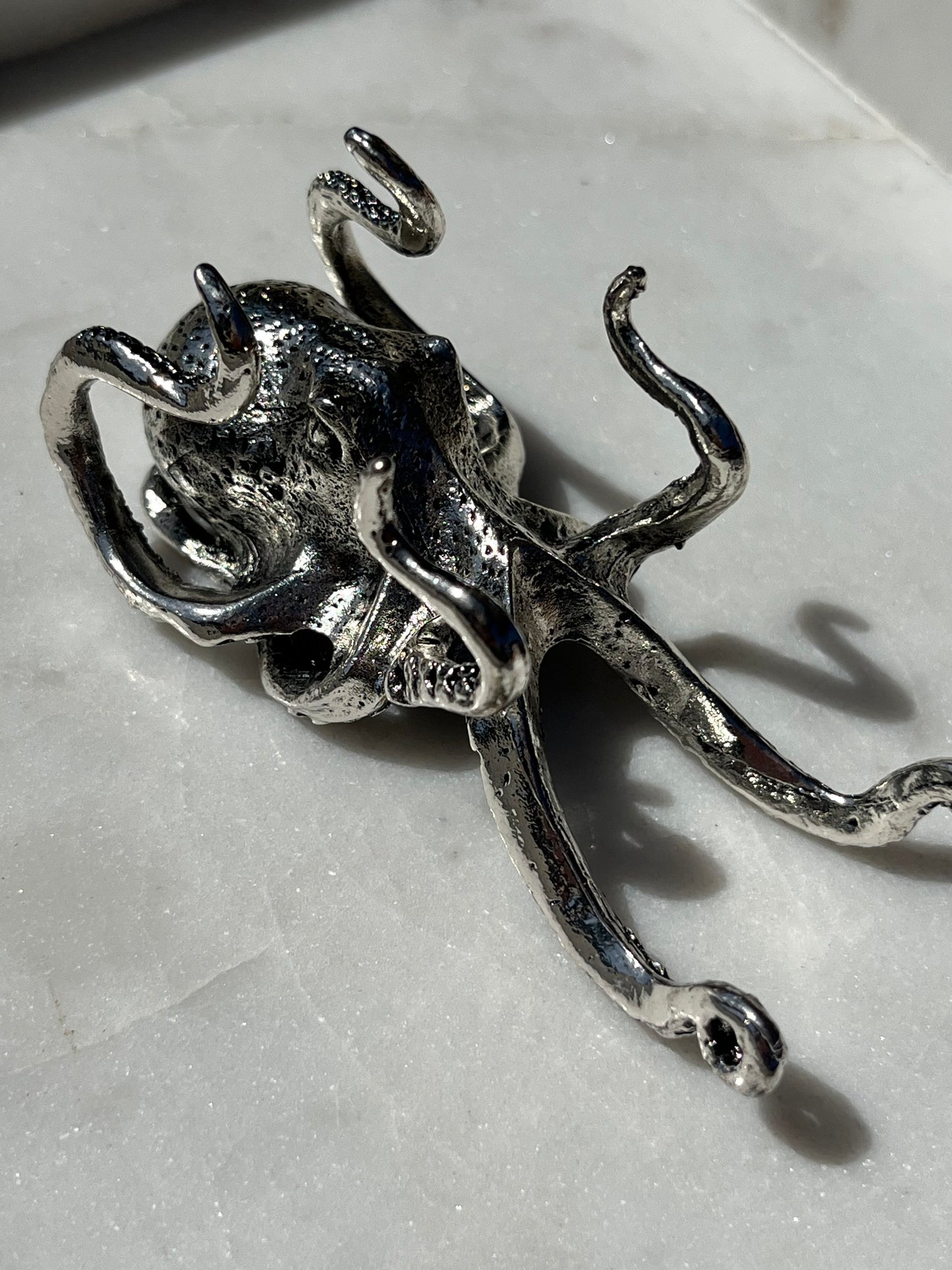 Silver Octopus Sphere Stand
