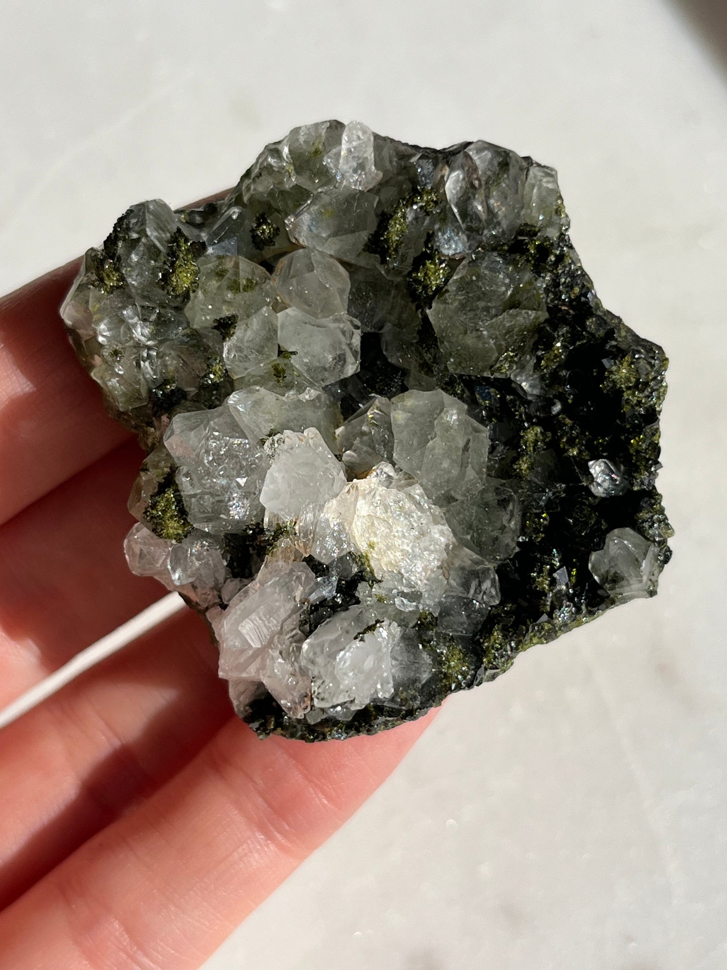 Epidote & Quartz Cluster (You Choose)