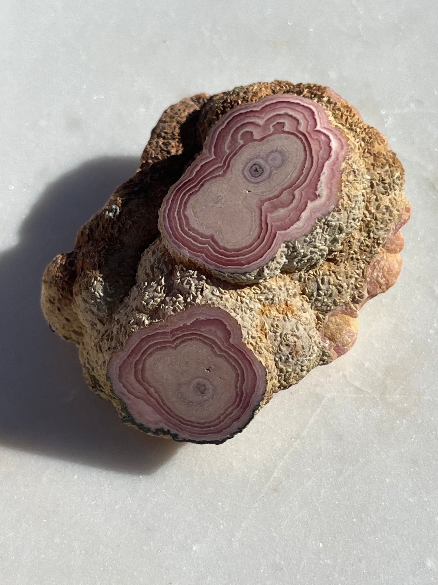 ‘Morph’ Semi Polished Botryoidal Rhodochrosite Freeform #4