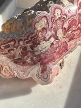 Load image into Gallery viewer, Half Polished Botryoidal Floral Pattern Rhodochrosite Freeform #12
