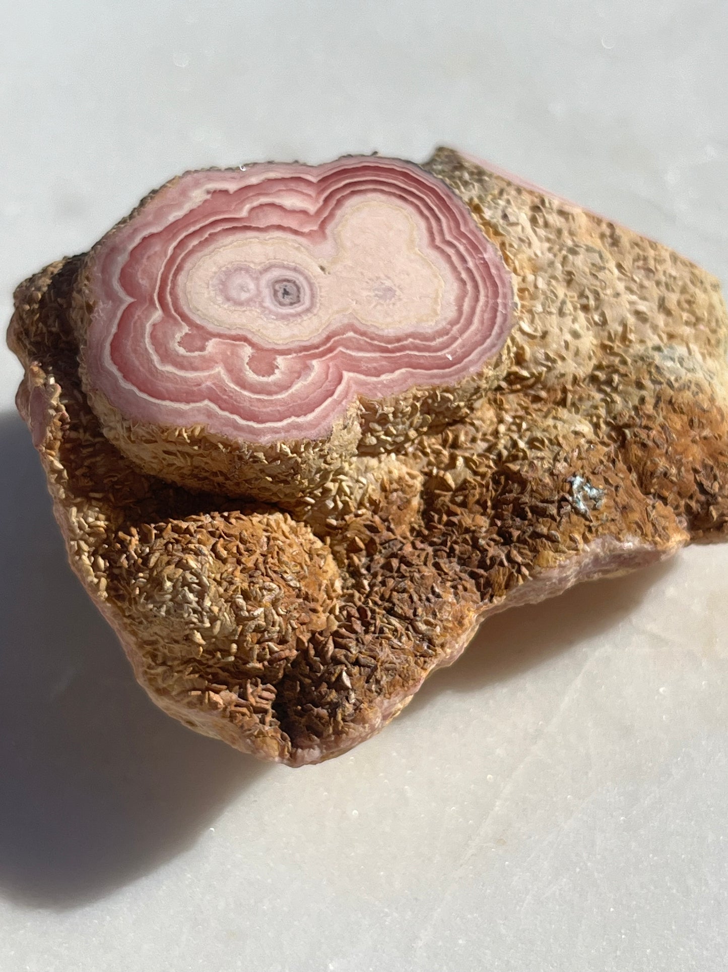 ‘Morph’ Semi Polished Botryoidal Rhodochrosite Freeform #4