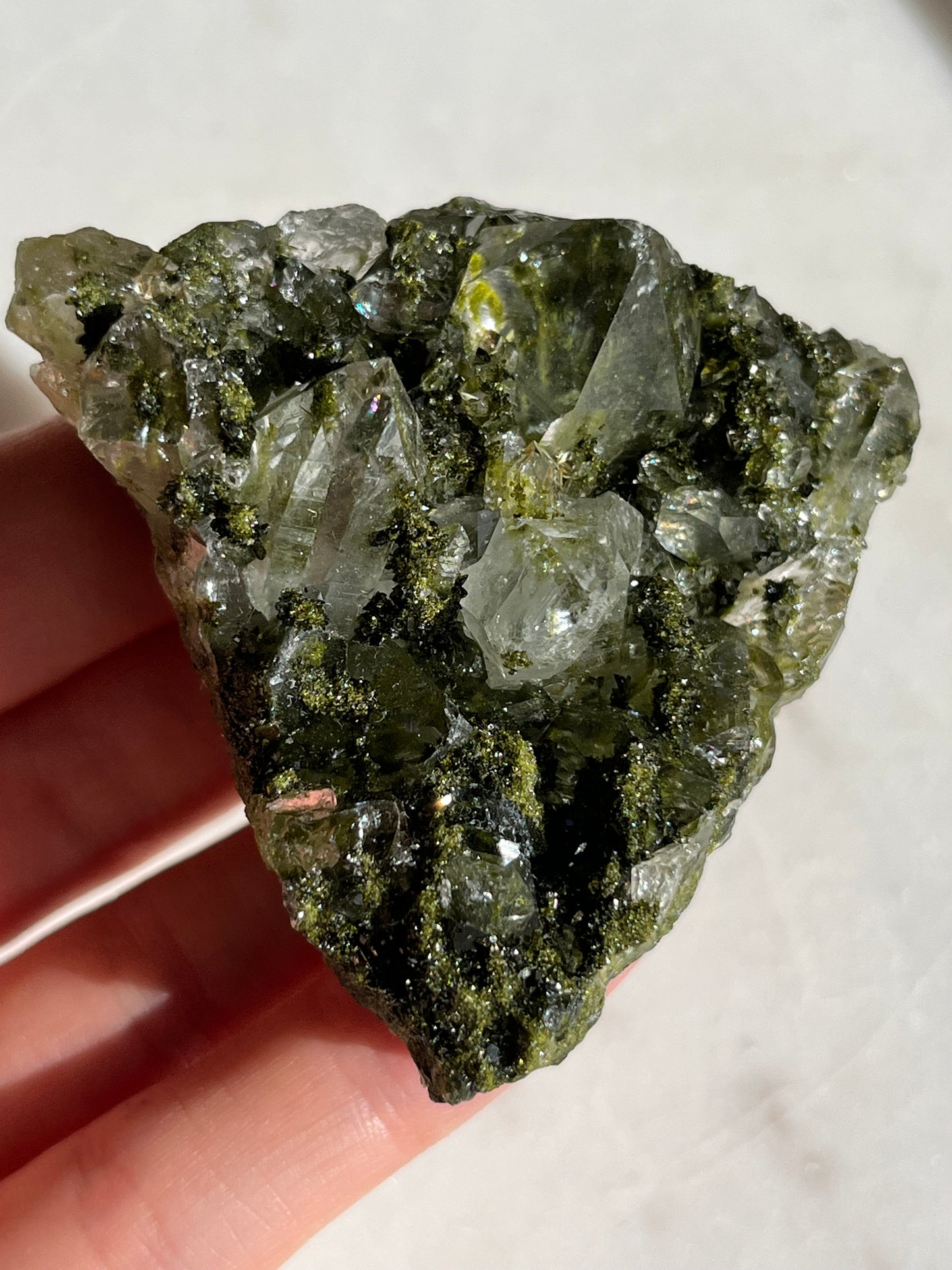 Epidote & Quartz Cluster (You Choose)