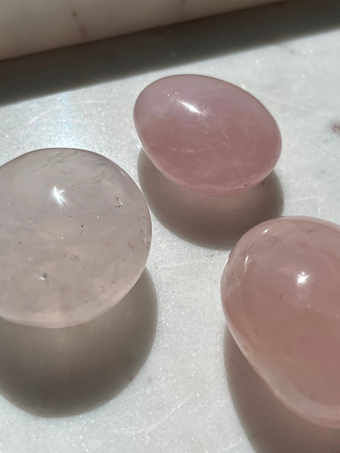 Piedra de palma de cuarzo rosa