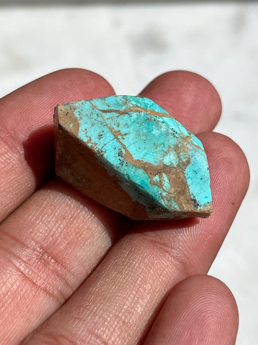 Indonesian Chrysocolla Faceted Freeform (You Choose)