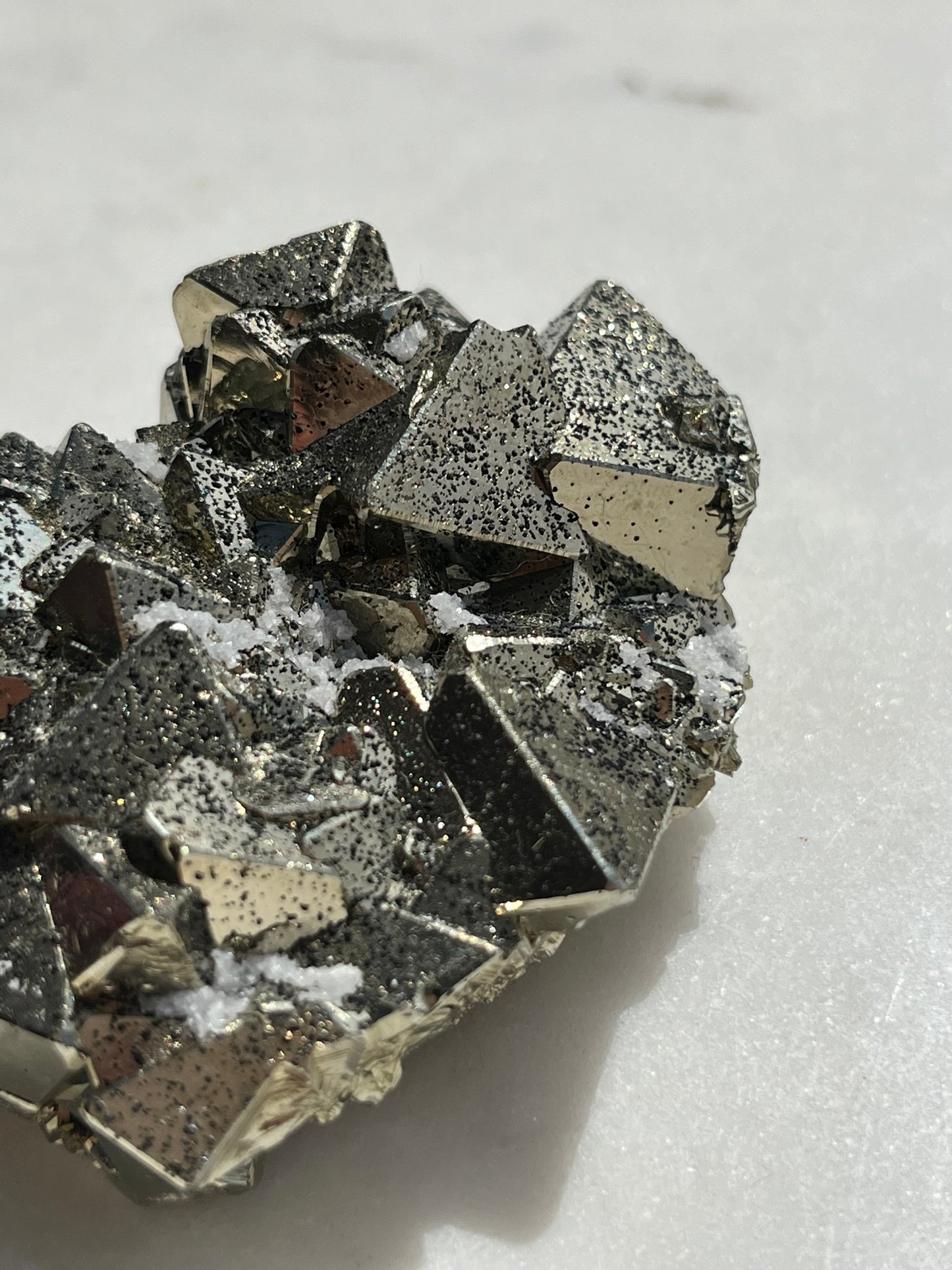 A Grade Octahedral Pyrite Cluster w/Quartz & Sphalerite #2