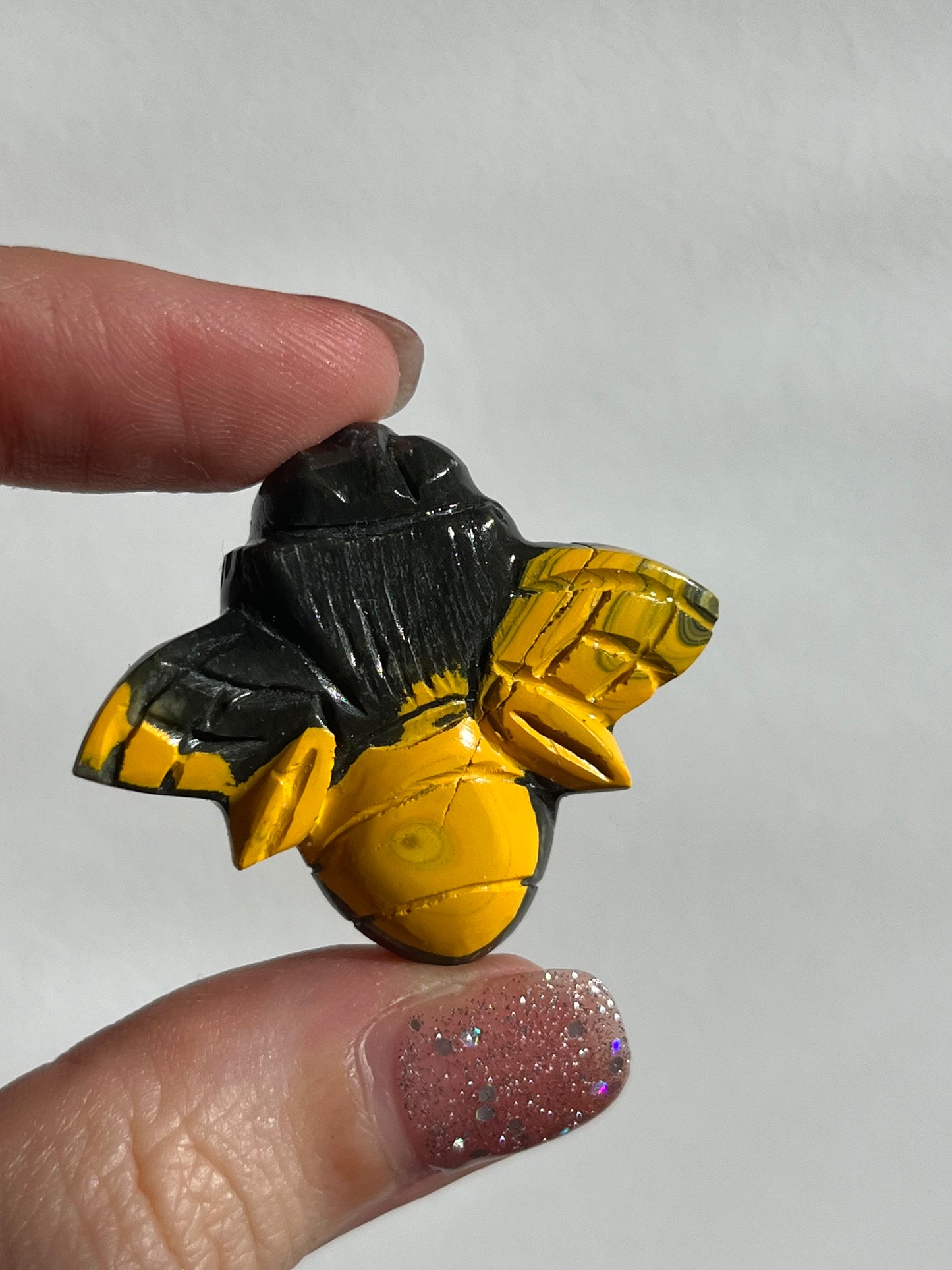 Bumblebee Jasper Bee Carving (You Choose)
