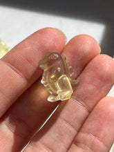 Load image into Gallery viewer, Irradiated Citrine Dinosaur Carving
