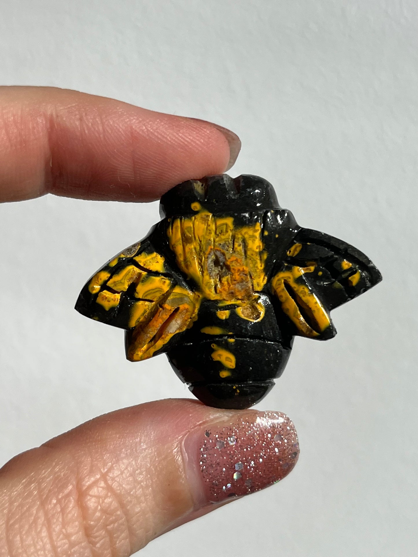 Bumblebee Jasper Bee Carving (You Choose)