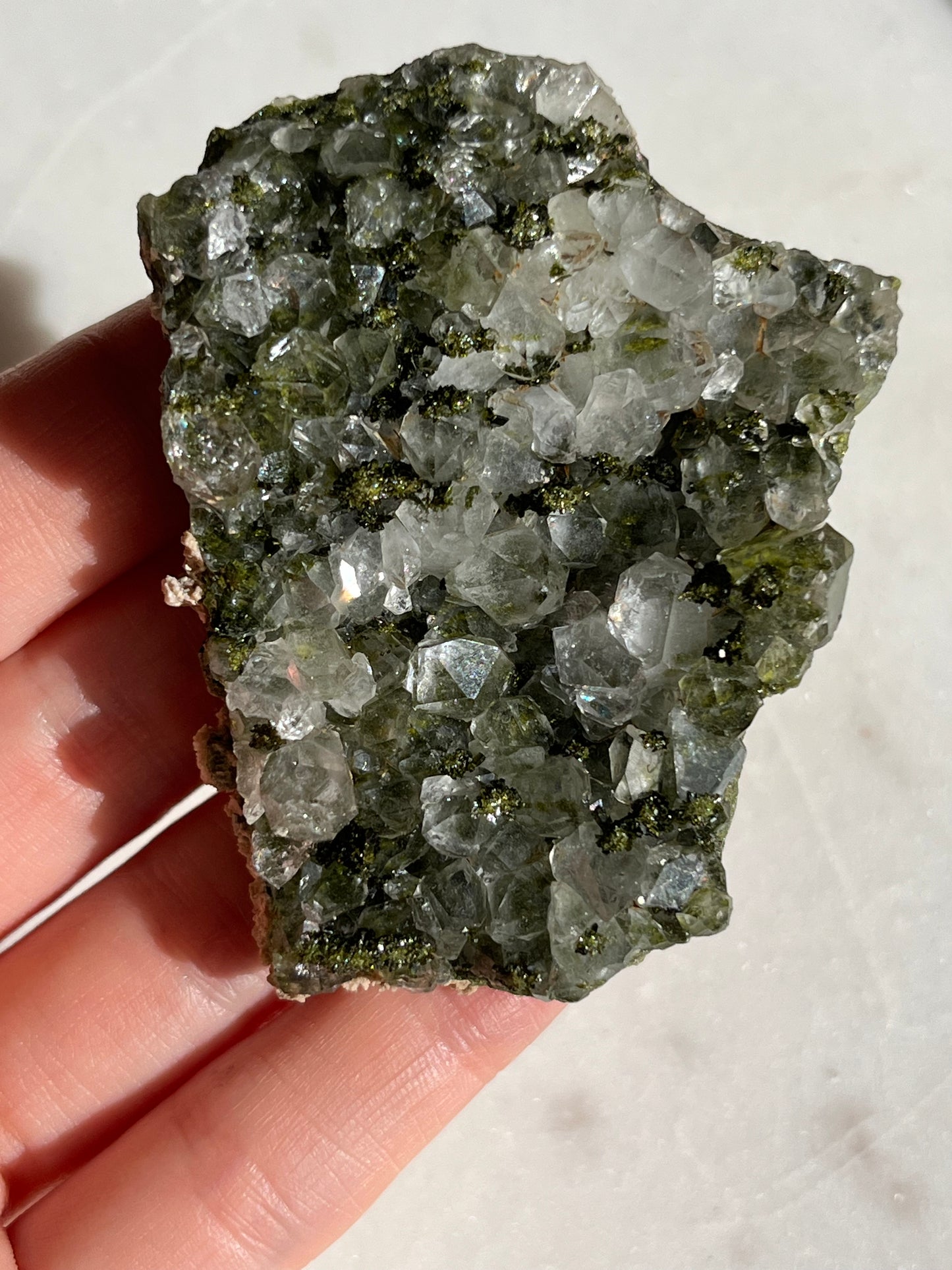 Epidote & Quartz Cluster (You Choose)