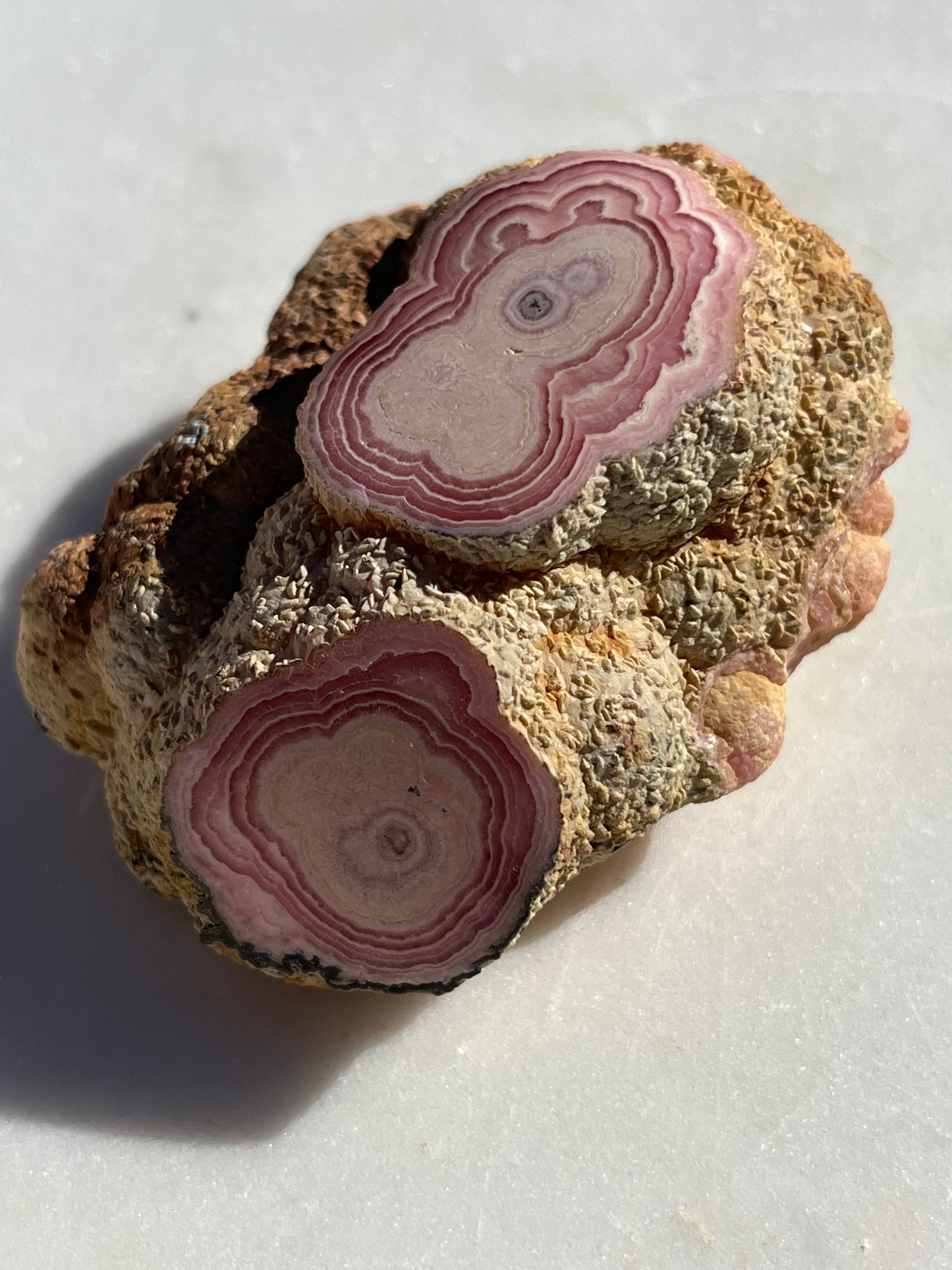 ‘Morph’ Semi Polished Botryoidal Rhodochrosite Freeform #4