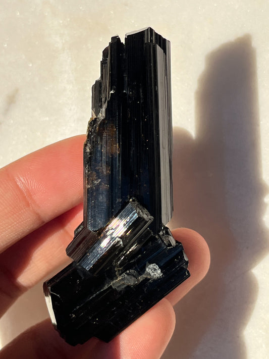 Skardu Schorl Black Tourmaline w/Muscovite Specimen #6