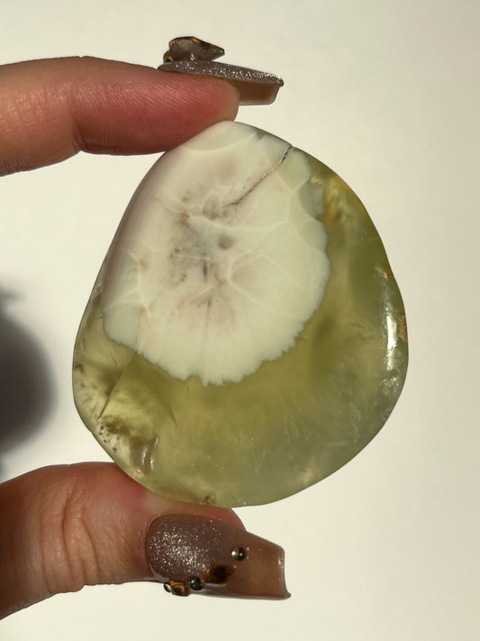 AA Grade Australian Prehnite & Natrolite Polished Freeform #F