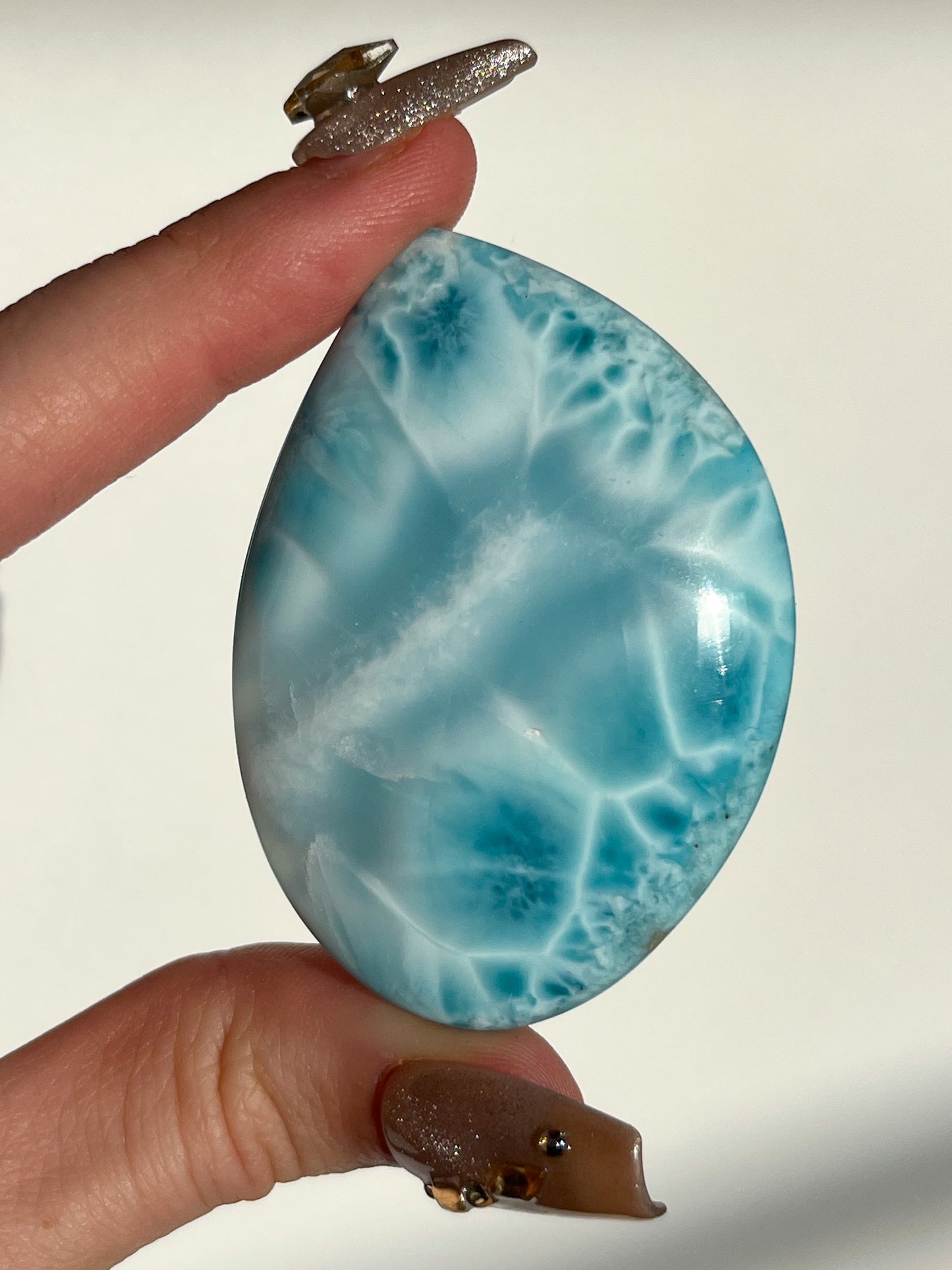 “Centro” AA Grade Larimar Cabochon