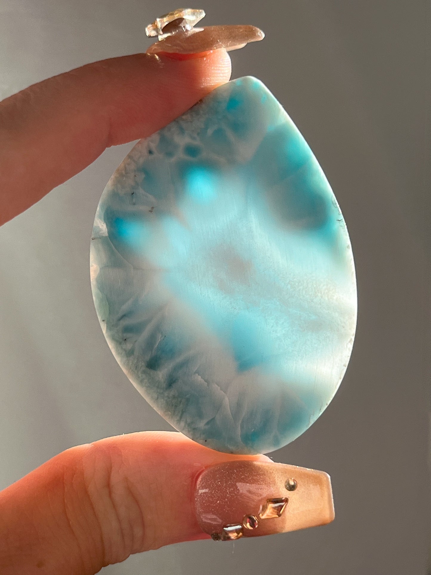 “Centro” AA Grade Larimar Cabochon