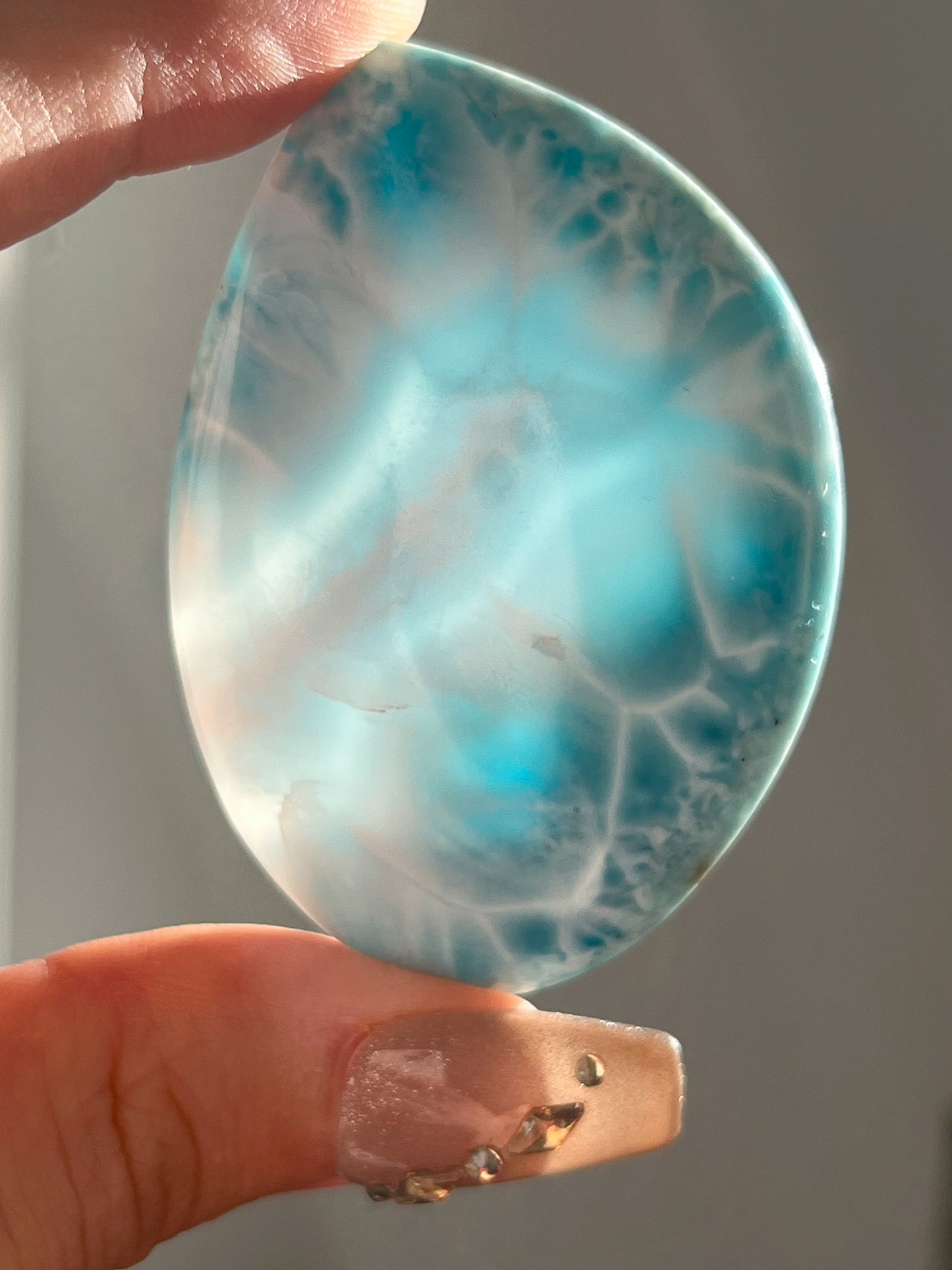 “Centro” AA Grade Larimar Cabochon