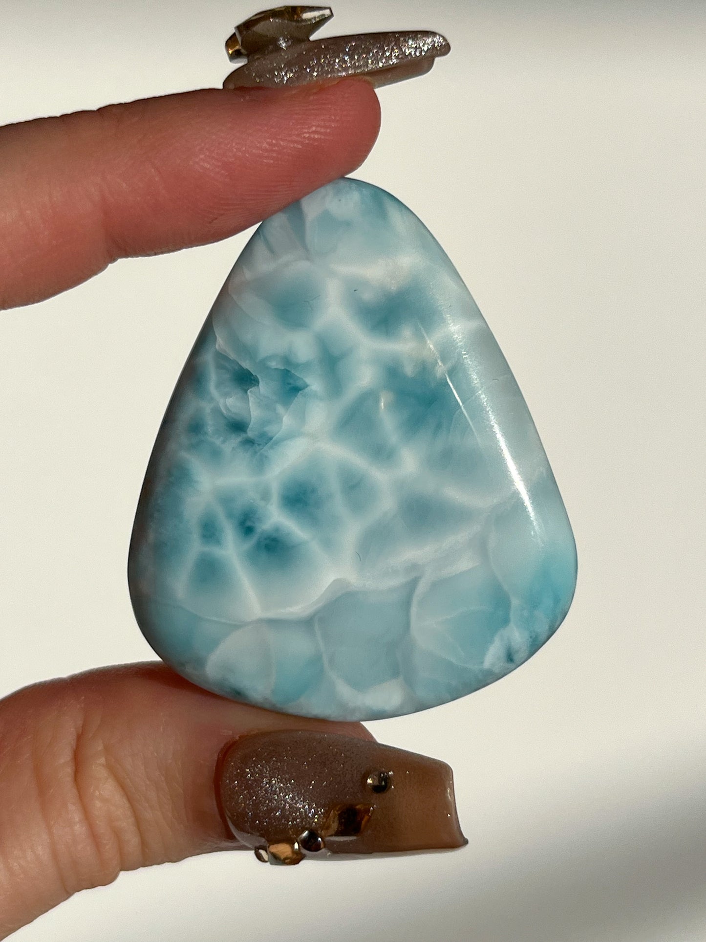“Ovalis” AA Grade Larimar Cabochon