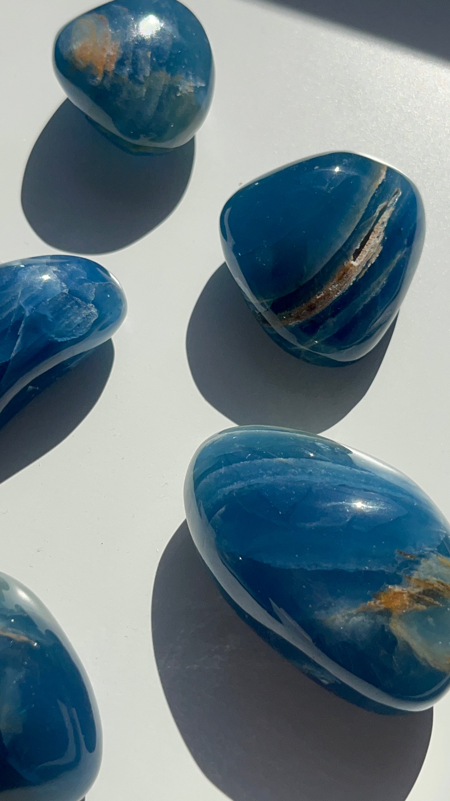 A Grade Argentinian Blue Calcite Freeform