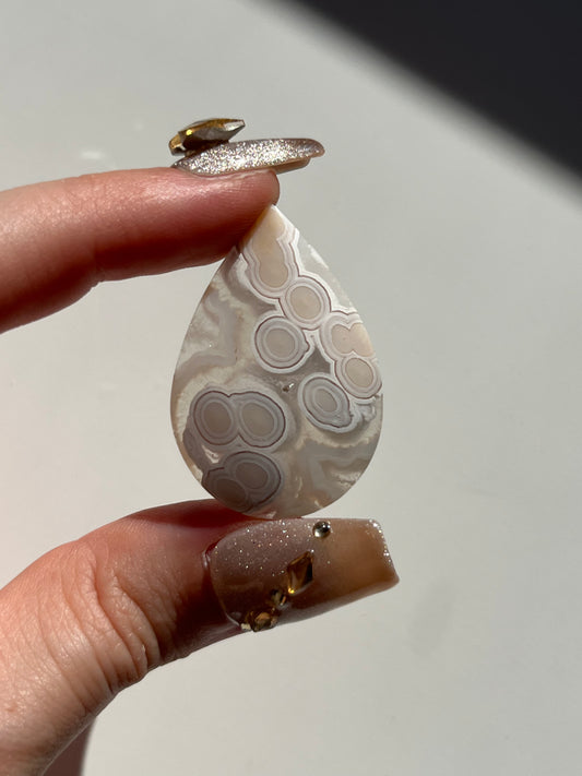 A Grade Orbicular Nebula Agate Cabochon (You Choose)