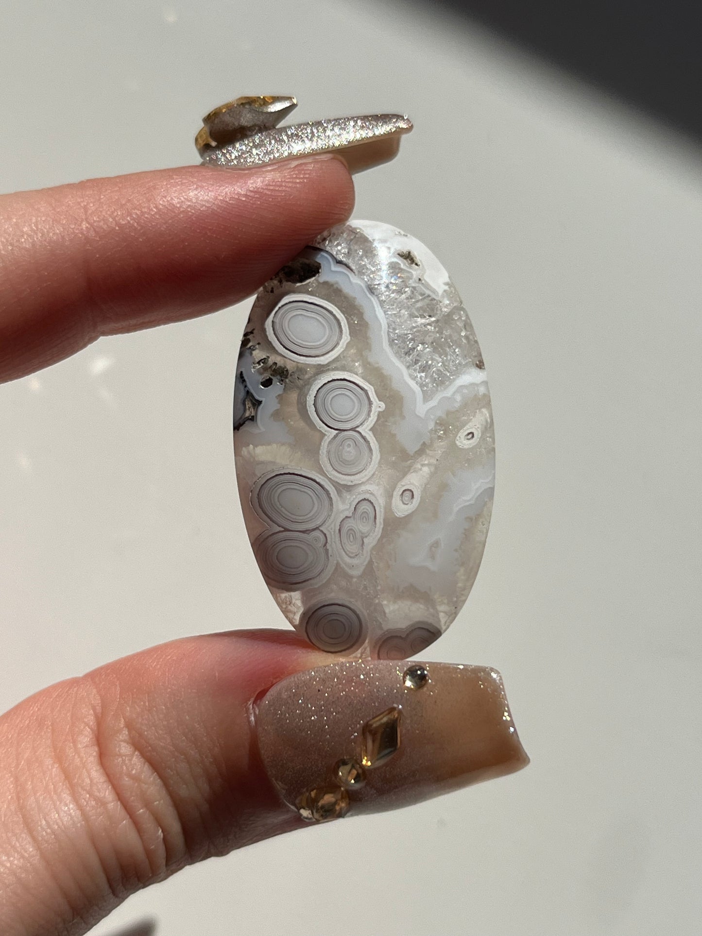 A Grade Orbicular Nebula Agate Cabochon (You Choose)