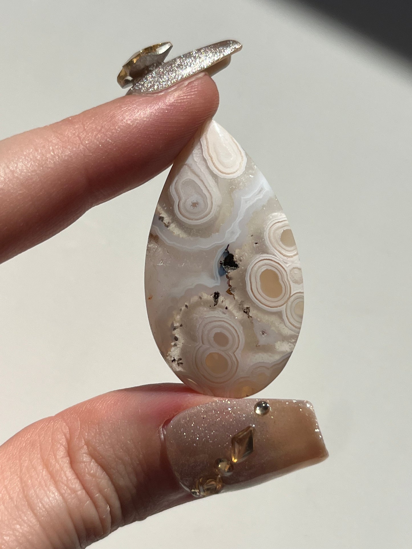 A Grade Orbicular Nebula Agate Cabochon (You Choose)