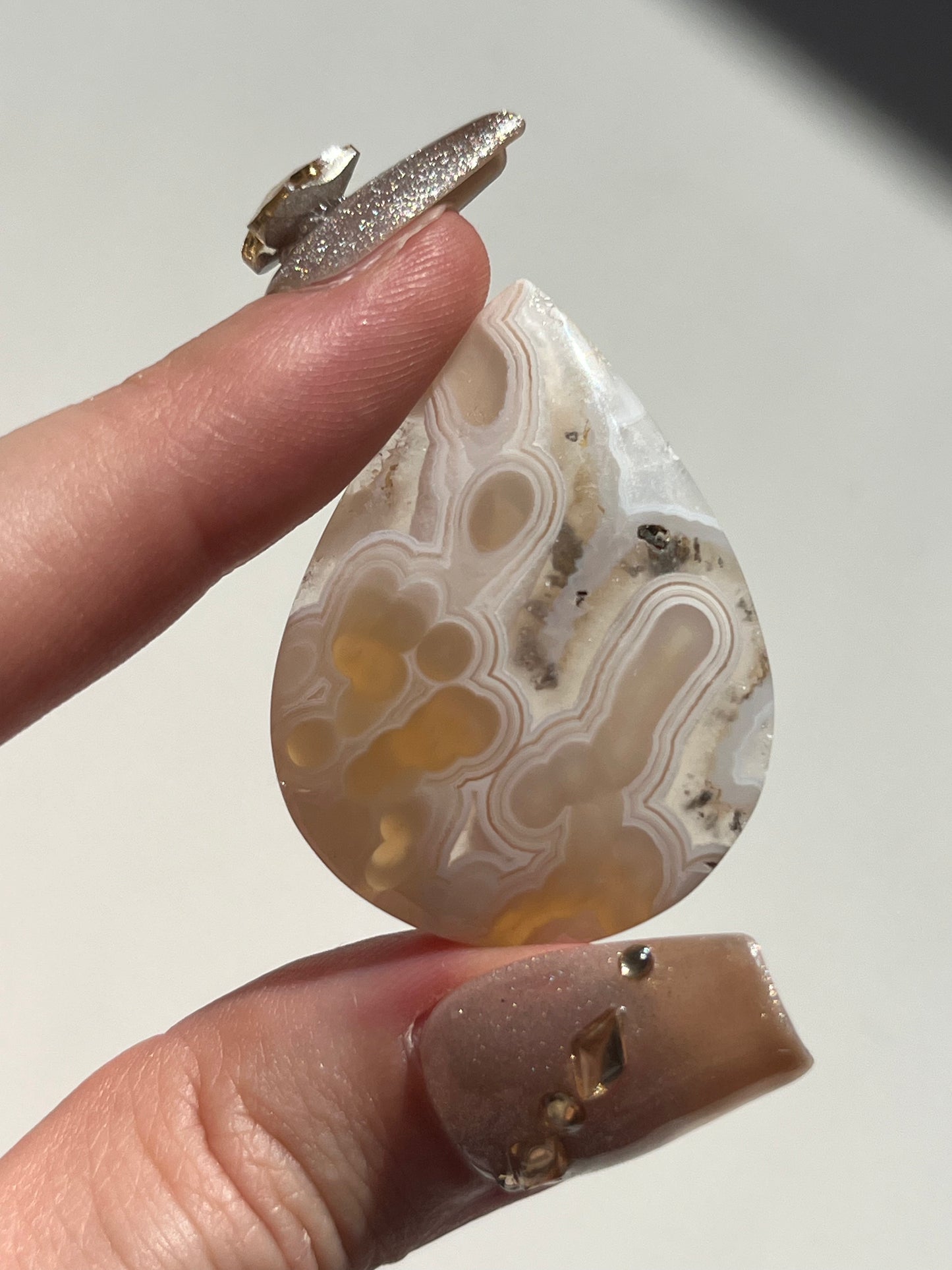 A Grade Orbicular Nebula Agate Cabochon (You Choose)